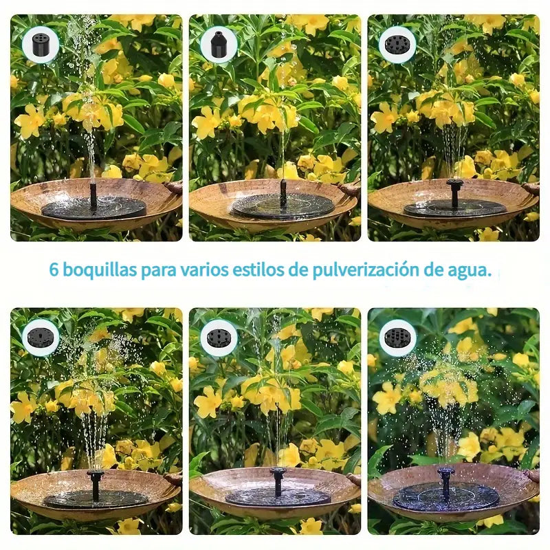 FOUNTAIN™ FUENTE FLOTANTE SOLAR PARA JARDIN