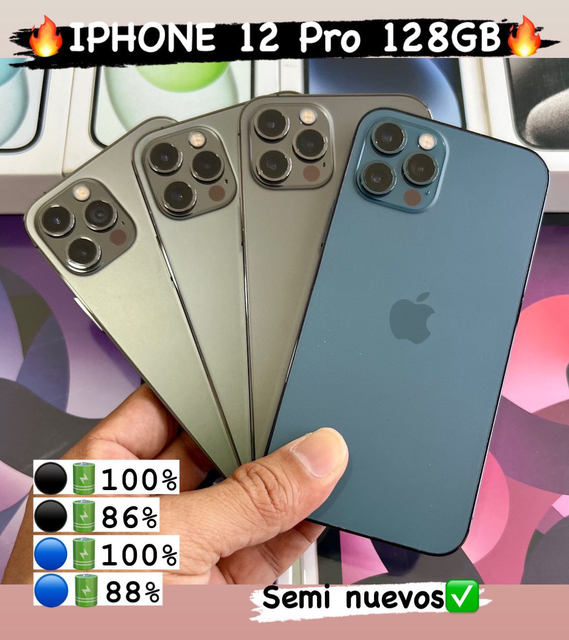 Iphon 12 Pro SemiNuevo